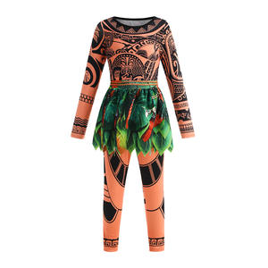 BAIGE, venta al por mayor, Moana Maui, disfraz de algodón <span class=keywords><strong>para</strong></span> niños, vestido de Cosplay inspirado en Moana 2, película <span class=keywords><strong>para</strong></span> Halloween - Product Image 5