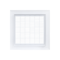 Diffuseur d'air de plafond ABS 600x600, grille de ventilation intégrée pour l'admission et la sortie d'air du plafond, pour climatiseur central