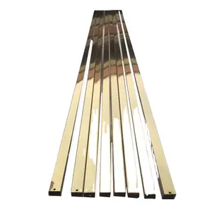 Çin tedarikçisi en iyi fiyat SS201 renkli kare paslanmaz çelik boru inşaat için