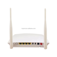XPON ONU Original 1GE + 3FE + 1VOIP + WIFI GPON EPON Gigabit USB Antena 5DB ONT EG8141A5 Versión en Inglés más barata