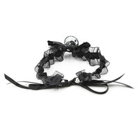 Collier en dentelle noire FHTF, accessoires de jeu de rôle, outils de flirt pour couples, jouets de bondage BDSM pour hommes