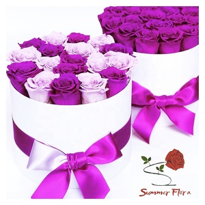 Vente chaude Yunnan rose conservée roses ecuadoriennes fleurs décoratives rose éternelle fleur fraîche pour la saint-valentin <span class=keywords><strong>2021</strong></span> - Product Image 6