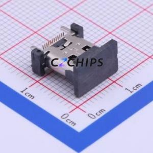 USB-307HM-B-SU USB Connector SMD Connector ( Connector Type: Type-C )( Gender: Female )( Mounting Type: Vertical Mount ) - Product Image 2