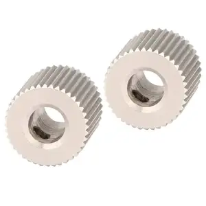 Stainless Steel MK8 Extruder Long Gear ID5mm OD11mm ID6.35mm OD11mm Driver Feed Gear Wheel For 3D Printer Parts