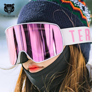 Gafas de Esquí Personalizadas para Snowboard, Gafas de Esquí Intercambiables Transparentes con Calefacción OEM para Mujer - Product Image 5