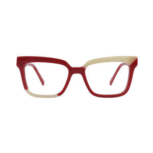 2020ใหม่ที่พัฒนาแว่นตารวมกันสีกรอบแสงแว่นตาที่มีฤดูใบไม้ผลิบานพับ Acetate สำหรับการอ่านหรือตกแต่ง - Product Image 4