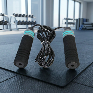 Logo Design Adjustable Handle Jump <b>Rope</b> 2.5M Durable Customized Material Portable Packaging Gym Use Unisex <b>Exercise</b> - Product Image 5