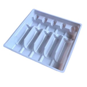 Bandeja blíster para inyección de agua, bandeja interior para 5 ampollas de 20 ml, fabricante de envases de plástico PVC. - Product Image 4