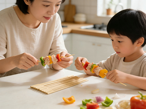 Brochetas de Bambú de Alta Calidad 100% Hechas de Bambú, Estilo Clásico Tidy Point, 6 Pulgadas, para Comida Japonesa - Product Image 6