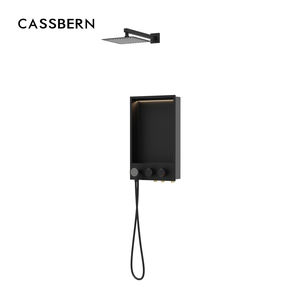 Dahili su geçirmez kutu paslanmaz bileşenleri ile Modern niş duş LED şerit ışık pirinç vana parçaları - Product Image 1