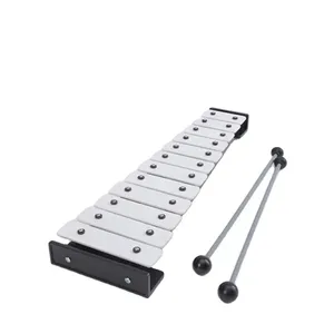 Xilófono de 12 Teclas, Glockenspiel de Madera Natural, Instrumentos Musicales Blancos, Metalófono en Venta - Product Image 1