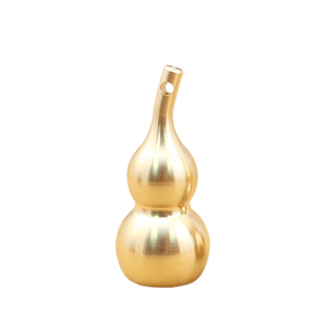 <span class=keywords><strong>La</strong></span> gourde creuse en cuivre <span class=keywords><strong>a</strong></span> un fond ouvert et une bouche tordue. Grande boîte ouvrable pour contenir du cinabre. - Product Image 5