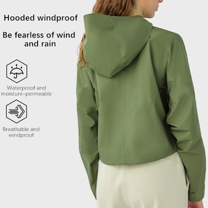 Xsunwing léger respirant femmes Soft Shell <span class=keywords><strong>veste</strong></span> coupe-vent <span class=keywords><strong>veste</strong></span> <span class=keywords><strong>imperméable</strong></span> course extérieur échange <span class=keywords><strong>veste</strong></span> WDQ013 - Product Image 4