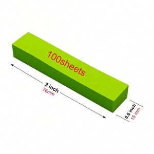 100 Hojas de Etiquetas Adhesivas Fluorescentes Largas, 5 Colores Sólidos, Marcadores de Página Autoadhesivos, para Estudiantes, Lectura, Oficina, Archivos, Regalo - Product Image 2