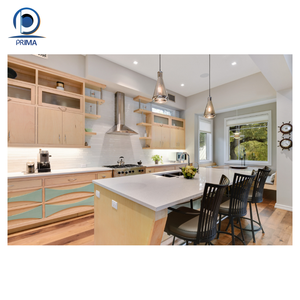 Mueble Despensero de Cocina de Madera Moderno y Modular con Isla y Mesa, Listo para Armar - Product Image 4