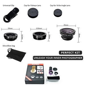 Lente Fisheye Universale <span class=keywords><strong>per</strong></span> Telefono <span class=keywords><strong>Cellulare</strong></span> Lente Ingrandente Grandangolare Macro <span class=keywords><strong>per</strong></span> Smartphone - Product Image 5