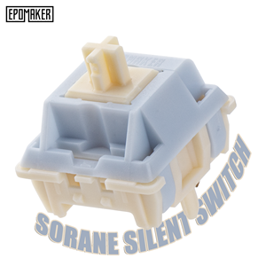 Vente flash <span class=keywords><strong>EPOMAKER</strong></span> Sorane Silent <span class=keywords><strong>Switch</strong></span> Set 35 pièces Interrupteur silencieux linéaire Compatible avec la plupart des touches de clavier Remplacement de clavier - Product Image 1