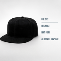 Topi Snapback Grosir Custom Logo 3D Puff Flat Brim Adjustable 6 Panel untuk Streetwear