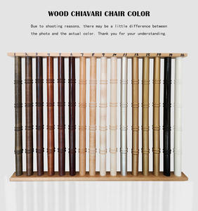 Sedie Tiffany in Legno Massello con Cuscino, Sedie Chiavari per Matrimoni e Feste - Product Image 5