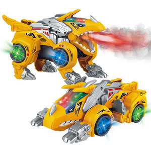 Vente en gros de voitures de dinosaures avec déformation par pulvérisation de musique légère <span class=keywords><strong>Jouet</strong></span> robot Déformer <span class=keywords><strong>Voiture</strong></span> électrique robotisée de dinosaure <span class=keywords><strong>Jouet</strong></span> <span class=keywords><strong>voiture</strong></span> de dinosaure à inertie - Product Image 1