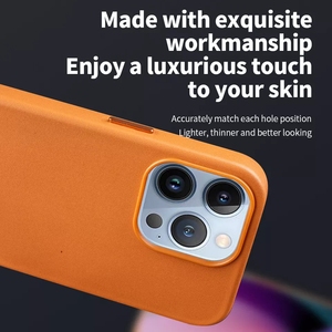 Anti-Drop ฝาครอบต้นฉบับนุ่มแม่เหล็กไร้สายชาร์จหนัง Pu <span class=keywords><strong>เคส</strong></span>โทรศัพท์สําหรับ <span class=keywords><strong>Iphone</strong></span> <span class=keywords><strong>14</strong></span> <span class=keywords><strong>Pro</strong></span> <span class=keywords><strong>Max</strong></span> - Product Image 3