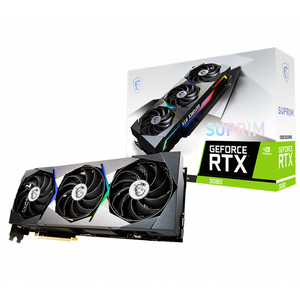 Carte graphique MSI GeForce RTX <span class=keywords><strong>3080</strong></span> <span class=keywords><strong>SUPRIM</strong></span> 12G LHR d'occasion, prend en charge 12 Go de mémoire GDDR6X 384 bits, vitesse de mémoire utilisée pour ordinateur de bureau - Product Image 1