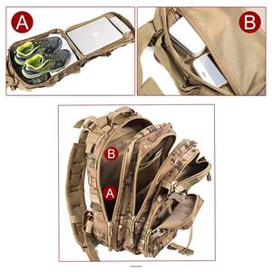 Custom Factory Hunting Trekking Hiking Camouflage Molle Tactical 3p Style <b>Backpack</b> - Product Image 2