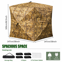 Tente de chasse extérieure personnalisable avec design respirant, murs camouflés, dissimulation en forêt, tente de camping, abri de chasse