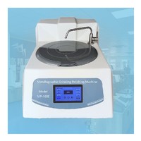 Single Disc Touch Screen Metallographic Sample Grinding Polishing Machine Two Rotating Speeds, Six-level Constant Speed