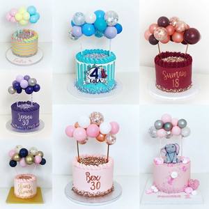 Décoration de gâteau en forme de ballon, Mini confettis, décoration de fête d'<span class=keywords><strong>anniversaire</strong></span> pour enfants, Baby Shower, décoration de gâteau de mariage - Product Image 3