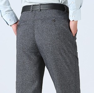 Pantalones informales rectos holgados finos para hombre, pantalones informales para hombre, traje, pantalones informales, precio bajo, venta al por mayor, gran oferta, venta al por mayor, pantalones informales - Product Image 5