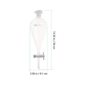 Corong pemisah berbentuk pir, laboratorium posisi 60 125 250 500 1000 2000ml - Product Image 4