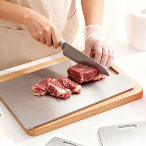 Tinh khiết titan Thớt nhà bếp hai mặt bền máy rửa chén an toàn thớt Board - Product Image 1