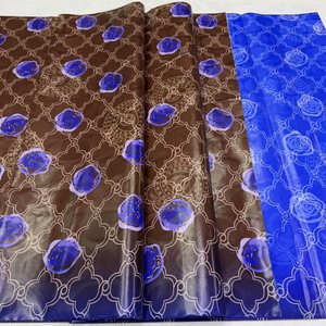 Vestido Bazin Riche africano <span class=keywords><strong>de</strong></span> alta calidad Shine Bazin Riche tela <span class=keywords><strong>Alemania</strong></span> 100% algodón Perfume Bazin Riche - Product Image 2