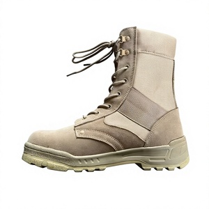 TSB09 customized light weight breathable desert <b>boots</b> cow leather suede khaki <b>brown</b> quick production short lead time - Product Image 1