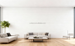 Panel de <span class=keywords><strong>Techo</strong></span> WPC de Foshan, Panel de <span class=keywords><strong>Techo</strong></span> Interior de PVC, Diseños Modernos de <span class=keywords><strong>Techo</strong></span> <span class=keywords><strong>para</strong></span> Tienda, Oficina, Dormitorio - Product Image 5