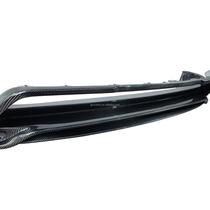 Homies Porsch <span class=keywords><strong>Cayenne</strong></span> SUV Coupé 9Y0 2018+<span class=keywords><strong>2022</strong></span> Spoiler avant en fibre de carbone style T, kit carrosserie pour pare-chocs avant - Product Image 3