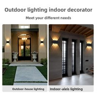 Éclairage mural LED étanche moderne et minimaliste pour intérieur, idéal pour salon, fond TV, escalier, couloir, en plastique