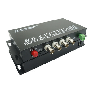 Convertidor óptico HD CVI/HD TVI/AHD con transmisor y receptor de fibra óptica de 4 canales. Modo único/multimodo - Product Image 5