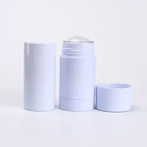 OEM 1oz 30ml 50ml 75ml PP + ABSプラスチック消臭スティック容器ラウンドツイストアップ化粧品空消臭スティック容器