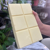 Bloc de chocolat noir OEM personnalisé HALAL en vrac 1KG, bloc de chocolat composé blanc au lait, ingrédients de pâtisserie en gros