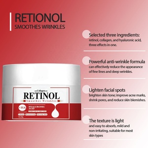 Produk Kecantikan Pabrik OEM jual krim wajah Retinol + kolagen + krim asam Hyaluronic OEM ODM krim kolagen - Product Image 6