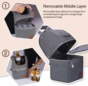 Sac isotherme personnalisé robuste et imperméable pour vin/bière/lait maternel - Product Image 2
