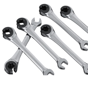 Clé à cliquet à tête fixe pour tuyaux d'huile, 72 dents, clé à douille hexagonale bidirectionnelle à ouverture rapide, vente directe usine - Product Image 2