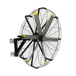 <span class=keywords><strong>JU</strong></span> LAI 1.5m de diamètre Grand ventilateur mural 5ft Grand ventilateur mural Alimentation en air Distance de 20 m pour ateliers d'usine - Product Image 5