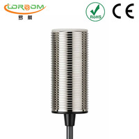 Sensores de Proximidad Capacitivos Serie CRJ de LORDDOM, Detección de Nivel de Líquido, No Metálicos, 10-30VDC, IP67, NPN/PNP, Distancia de Detección de 10 mm