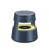 Support de chargeur rapide 15W, lampe de bureau magnétique intelligente, chargeurs multifonctions, chargeur sans fil 4 en 1 pour Iphones 15 Pro Max
