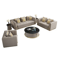 Style de canapé de luxe conçu bien vendu maison ménage moderne canapé sectionnel en tissu canapé ensemble meubles de salon