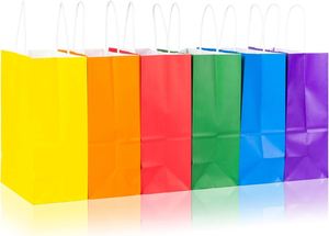 Personnalisez vos propres sacs en papier kraft recyclables imprimés avec votre logo pour les courses au supermarché, les vêtements, les cadeaux, les aliments, les plats à emporter, les expositions - Product Image 2