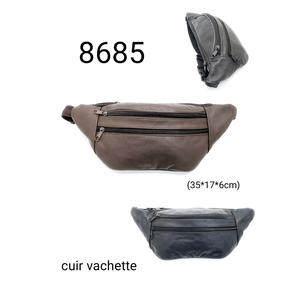 กระเป๋า Sac Banane 8685 หนังแท้ ดีไซน์ทรงกล้วย กระเป๋าถือหนังสุดหรูสำหรับใช้ในชีวิตประจำวันและการเดินทาง - Product Image 6